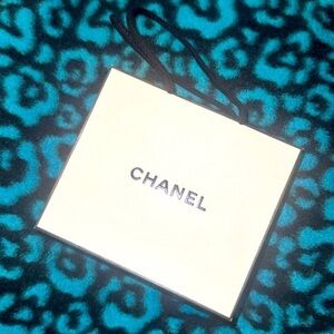 CHANEL SMALL GIFT BAG … good used condition …. Not in bag or plastic​